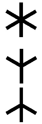 Hagal Man Yr from Gnostic Runes Notes YR Supplement